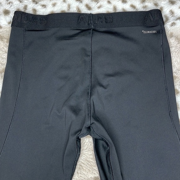 Adidas Girls Active Black Leggings Size M 10/12 - Picture 7 of 9